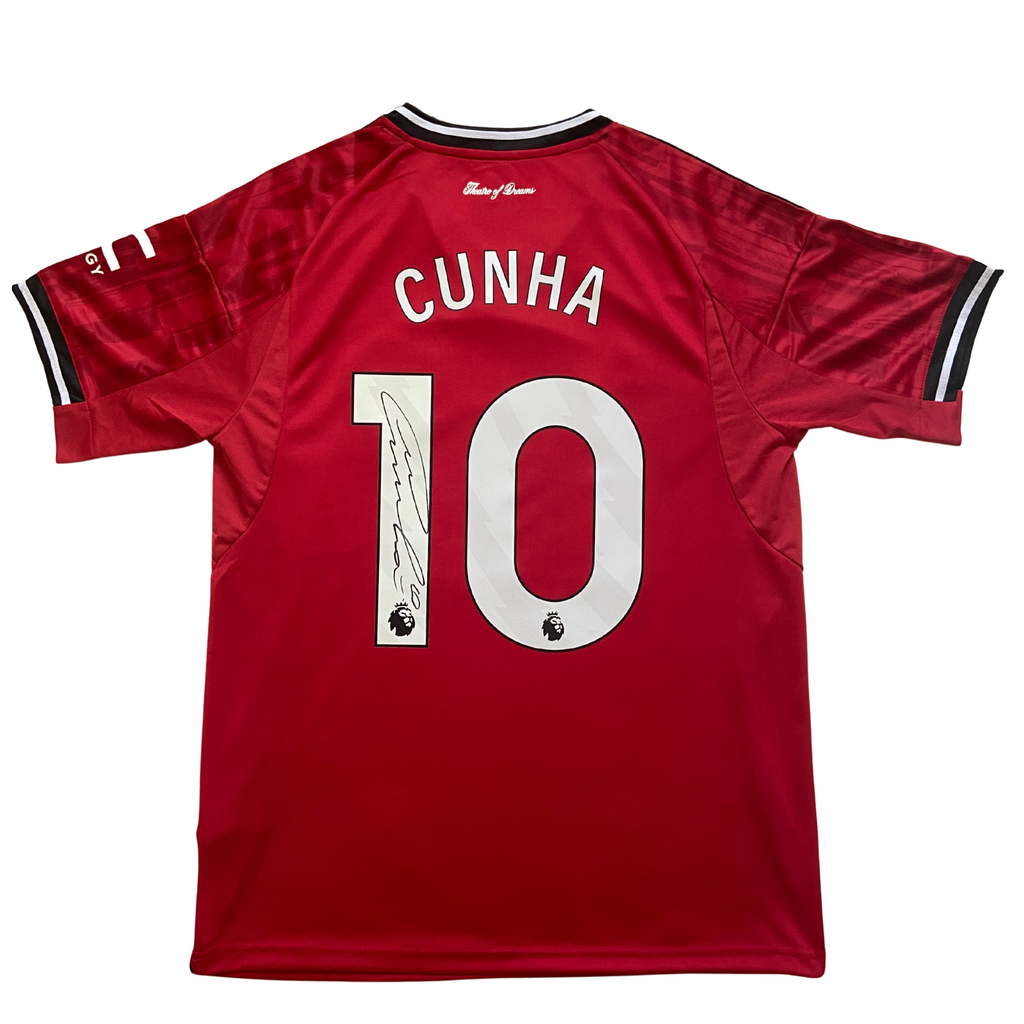 Podpísaný futbalový dres – Matheus Cunha (Manchester United 25/26)